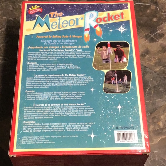 (NEW In Box) Scientific Explorer Meteor Rocket Kit - Picture 5 of 5